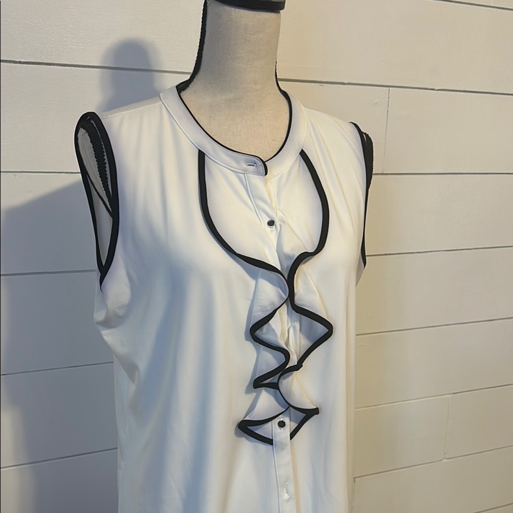 Calvin Klein sleeveless blouse